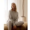 Cosy Cable Cotton Cashmere Jumper , Papinelle.com