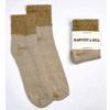 Cotton Socks Tan Ankle : Harvestandmill