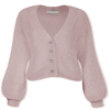 Cropped Cardigan in Blush - Hansine