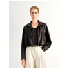 Cropped Leather Jacket | MeilleurMoment