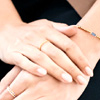 Dainty Braided Stacking Ring : Mint And Lily
