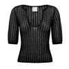 Delilah Top Black : With Jean