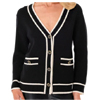 Devin Rose Contrast Cardigan : Thenolishop.com