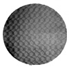 Diamond Cut Round Gray Rug | FabrykaForm