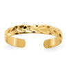 Diamond Cut Toe Ring - Theblackbow.com