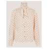 Dot Scarf Detail Shirt | Marksandspencer.com