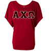 Sorority Dolman Sleeve Letter Shirt : Greek Creations
