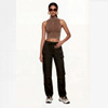 Drawstring Waist Cargo Pants - Rainbowshop.com