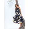 Dress Color Blue And Off White Floral | KiaMooreDress