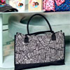 Eclectic Geo Canvas Tote - Black Paper Party