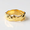 Edie Chunky Molten Ring : Carrieelizabeth.co.uk