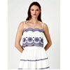 Embroidered Strappy Top : French Connection