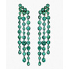 Emerald Fringe Earring : Emilypwheeler
