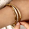 Engraved Bangle With Clasp : Florencelondon