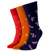 Patterned Socks Aubergine : Jungfeld.com