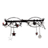 Eulalia Oval Glasses With Chain , Elklook.com 