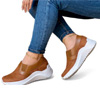 Women's Slip-On Peep-Toe Sneakers : Thewomensneakers