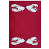 Four Lobster Red & Aqua - Madmats.com