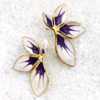 Flourish Lavender Leaf Earrings : Starfishproject.com