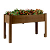 Raised Garden Bed Wooden Elevated Planter Box : Petscosset
