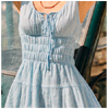 Gianluca Sky Gingham Mini Dress :Ciao Lucia