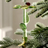 Glass Green Iris Clip-On Bauble : Westelm.co.uk