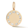 Gold Baguette Charm - Danarebeccadesigns.com