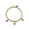 Gold & Diamond Multi Shell Charm Bracelet : Sydney Evan