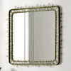Gold Metal Frame Wall Mirror : Luxenhome