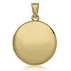 Gold Plain Round Locket : Acotis Diamonds