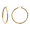 Gold Tube Hoop Earrings - Babygold.com