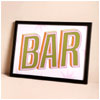 Proper Good Bar A4 Print | Lisaangel.co.uk
