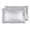 Gray Silk Pillow : Silked