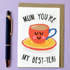 Greeting Cards Best Tea Card : Bear Brownies