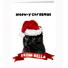 Meowy Christmas Cat Greetings Cards : Crownandpaw.com