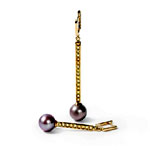 Gwen Asymmetric Gold-Plated Silver Earrings - Germankabirski