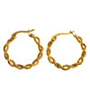 Twisted Rope Hoop Earrings - Hackney Nine