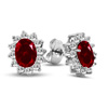 Halo Gem Earrings | AnnaZuckerman