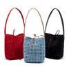 Handwoven Denim Bucket Bag with Pouch : Neatbond.com