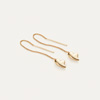 Heart Threader Earings , Jenny Bird