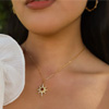 Heidi North Star Birthstone Necklace : Lunacharles.co.uk