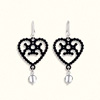 Helmi Wooden Earrings Black : Lumoava