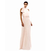High Neck Chiffon Gown - Macduggal.com