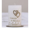 Hochzeitskerze Vanessamichael - Kerzen-pfeilstetter.de