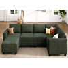 HONBAY 6-Piece Corduroy Modular Sofa : Honbaymall