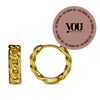 Chain Huggie Hoop Earrings : Orelia