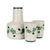 Iris Ceramic Carafe & Pair - Rebeccaudall.com