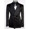 Jacquard Shawl Lapel Men Suit - AllAboutSuit
