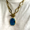 Kingman Turquoise Buddha Carved Pendant : Raygriffiths.com