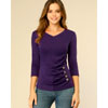 Knitted Button Decor Ruched Blouse | Allegra-k